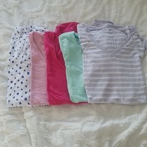 5 maternity t-shirts - xs/s
